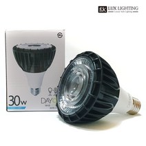 데이온 LED PAR30 30W COB 집중형 고효율 1등급 다이캐스팅 강화유리렌즈, 주광색