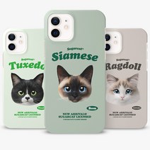 슈가캣 페이스 시즌2 고양이 하드 케이스 아이폰14 프로 맥스 플러스 13 미니 12 11 XR XS 8 7 플러스 SE2 SE3 6S 6 정품