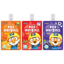 팔도 뽀로로 비타플러스(100ml)-어린이비타민음료, 30팩, 오렌지맛+포도맛+딸기맛