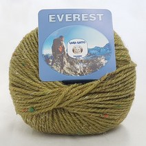 이태리 라나가또 에베레스트 털실 메리노울실 뜨개실 고급실 수입실, 6964.그린티