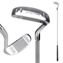 CRESTGOLF 골프치퍼 웨지 35도 양면 치퍼 프리미엄 골프 남여공용 골프채 1개, 은색