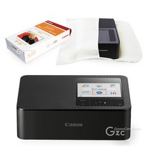 포토프린터 캐논 셀피 CP1500 + 인화지 54매(잉크포함) + 가젠 포켓파우치, 블랙