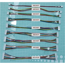 XH2.54mm 케이블 하네스 더블헤드 2P 3P 4P 5P 6P 7P 8P 9P 10P, 6Px3개
