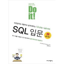 Do it! SQL 입문:비전공자도 개발자도 쉽게 배우는 기초 문법 + 실용 예제, 이지스퍼블리싱