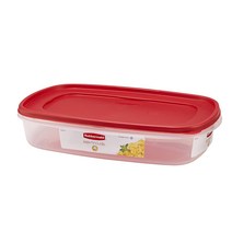 Rubbermaid 이지 파인드 리드 직사각 보관용기, 1개
