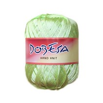 [앵콜스] 인견튜브사 도베사 Dobesa 뜨개실/털실 네트백 여름실 코바늘 손뜨개, 119 민트(##4볼묶음)
