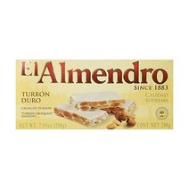 El Almendro 달콤한 구운 계란 노른자 커스터드 누가 투론 데 예마 토스타다, 아몬드_7.05온스(1팩)