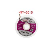 DIY 1.5mm 2mm 2.5mm 3mm 3.5mm 1.5M 길이 디 솔더링 브레이드 용접 솔더 제거제 심지 와이어 리드 코드 플럭스 BGA 수리 도구, [02] CP
