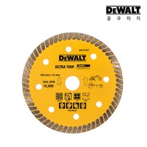 디월트 4인치 터보 다이아몬드날 석재용 그라인더날 절단 연마 컷팅날 DW4724UT