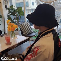실루엣 버킷햇 벙거지 빅사이즈 모자 대두모자 남여공용 2개세트