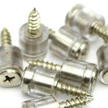 각종 유리 아크릴 액자 선반 테이블 설치 받침대 고정용 피스 8p