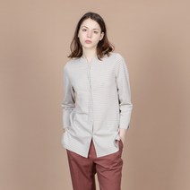 V넥 심플 루즈핏 하프 가디건[MJF1JK600F베이지]