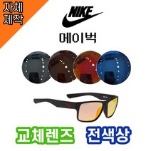 [당일배송][자체제작렌즈] 나이키 메이벅 EV0773006 교체렌즈전제품 / 라이딩고글, 완전미러, 그린, CR소재