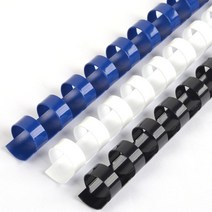 +[플렉스온]+플라스틱링 25mm 1BOX-50개 (195매이내제본) 제본링 소모품 와이어링 제본기 책제본[FLEXONmarket]+, option_청색