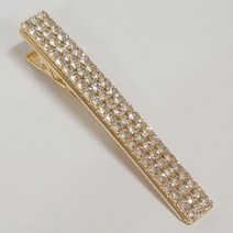 SUNNYDAY FF8 국산 핸드메이드 줄란 큐빅 보석 일자 헤어집게핀 메탈 악어핀 여성 헤어핀 머리핀 골드 실버 앞머리 고정핀 헤어 악세사리