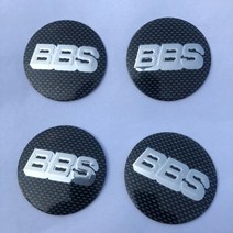 휠캡 프리미엄 휠커버 4p 1set BBS 탄소 섬유 패턴 휠 센터 캡 엠블럼 56mm 65mm BBS 자동차 로고 스티커, 01 4PCS   56MM