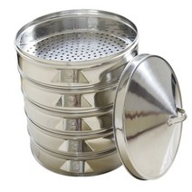 스테인리스 찜기 소형 대형 찜통 주방 조리도구, 80 cm 케이지 5개 커버 1개
