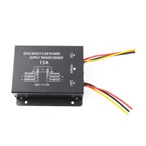 차량용 220v 인버터 캠핑용 자동차 전원 공급 장치 스텝 다운 변압기 24 V-12 V 컨버터 10A 15A 20A 30A, 01 15A Output