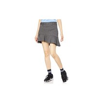 데상트 골프 21년 가을 겨울 모델 골프 스커트 LUXE COLLECTION 저지 플레어 이너 팬츠 부착 크리스탈 스트레치 방풍 보온 UV 케어 UPF50+DGWSJE01W 여성 GY00 그레이 일본 사이즈 M 상당