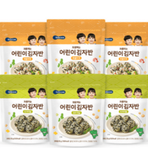 [베베쿡]이유식 유아반찬 처음먹는 어린이 김자반 6개 (오리지널/해물야채), 해물야채 6봉