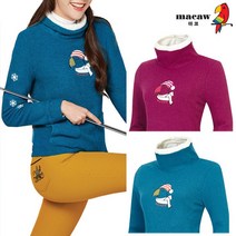 [마코 SALE] (여성)자수 하이넥 누빔 티셔츠_MJW4TH01