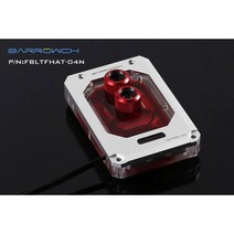 [해외] 배 로우 워터 냉각 라디에이터 cpu 블록 사용 amd ryzen threadripper x399 1950x rgb 오로라 라이트 온도 디스플레이 블록, silver