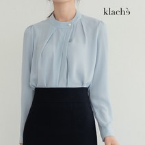 클라셰 KLACHE 77까지 사이드펄핀턱블라우스 CB2FBL073A