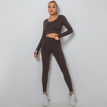 요가 세트 2PCS 스포츠 여성 피트 니스 정장 운동복 Tracksuit 복장 체육관 의류 착용