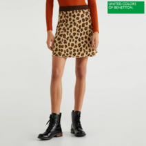 [베네통] Leopard knit skirt 0F_1135P0867_921