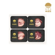 [숙성도] [168시간 숙성] 흑돼지 오겹살 450gx2팩 + 흑돼지 목살 450g +, 상세 설명 참조