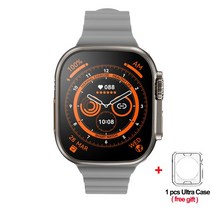 2Pcs/3Pcs/4Pcs ZD8 울트라 맥스 스마트 워치 2.08 "망막 스크린 시리즈 8 49mm 티타늄 합금 NFC ECG, 03 gold grey_02 3 PCS