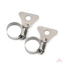 스텐 호스밴드 반도 물호스 고정 조이기 나비형 2P, 스텐 호스밴드 2개입, 2개