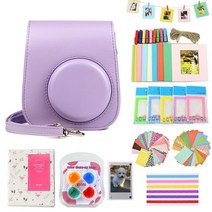 인스탁스 폴라로이드 필름 fujifilm instax mini 11 즉석 미니 케이스, 협력사, 라일락 퍼플