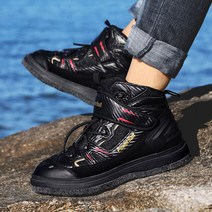 선상낚시 갯바위 논슬립 낚시신발 야외 바위 낚시 신발 사계절 바다 미끄럼 방지 펠트 스틸 네일 바닥 등반 암초 소매 가격 제어 350, 5.45  Black