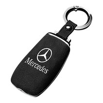 벤츠 알칸타라 키케이스 퀄리티 키 전부호환가능, 벤츠로고B타입, 블랙