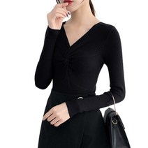 패션디바 크로스꽈베기 글램 골지 니트