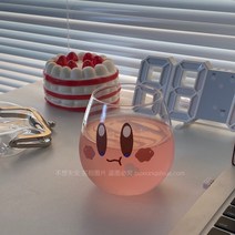 캐릭터유리컵 싶어 하지 않아 실직 손수 별 카비 큐트 소녀마음 브런치컵 팬시 선물 물컵 2323566841