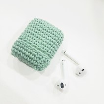 [코바늘 DIY]심플 에어팟케이스 / 뜨개 패키지 에어팟워머 만들기 키트, 50 다크네이비