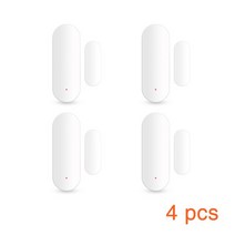 보안 경보 알림 시스템 가정 사무실용 techage tuya wifi 도어 센서 스마트, 협력사, 4pcs 도어 센서