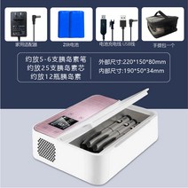 저온저장고 인슐린 냉장고 주사 온도 조절기 항온박스, 업그레이드 디지털 온도 조정 -2-8, 핑크 2-8도  + 배터리 2 (수명 18 시간)
