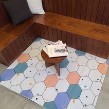 타일시공 한것같은 폭신한 홈아트 DIY 패턴 코일매트 현관 베란다 다용도실 집꾸미기, 뉴12