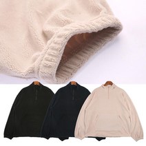 홈웨어 뽀글이 하프집업 티셔츠 아노락 긴팔티추천 데일리룩 캠퍼스패션 여친룩 꾸안꾸 봄가을코디