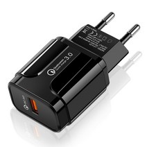 가성비 호환 3.0 USB 충전기 호환 샤오미 화웨이 휴대폰 고속 100 개/로트, 02 Black_02 US