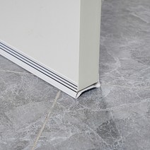 현관문 고무패킹 방화문 방수 씰 스트립 드래프트 익스클루더 도어 하단 더블 실리콘 방진, 2.white