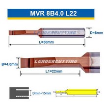 목공 트리머 보링기 MNR 2R 8mm 초경 선반 보링 커터 바 텅스텐 강 작은 구멍 마이크로 내부 아버, 28 MVR 8B4.0 L22