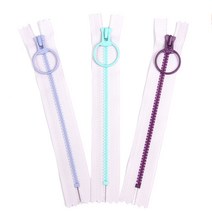 YKK비스론지퍼-연보라시리즈15cm~30cm 홈패션 의류부자재, 라이트민트, 25cm