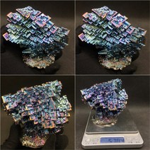 비스무트 무지개금속 비스무스 천연원석 비스무트결정 큐브, X0567-578.4g