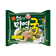 오뚜기 쇠고기미역국라면 115g 멀티 4입 4봉