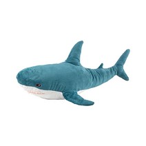 이케아 BLAHAJ 봉제인형 10373589, 혼합 색상, 1개