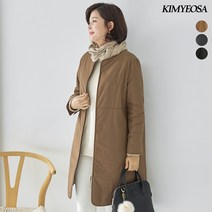 [김여사] 앤클 노카라 2온스 패딩 점퍼 엄마옷/마담옷/중년여성/50대/60대